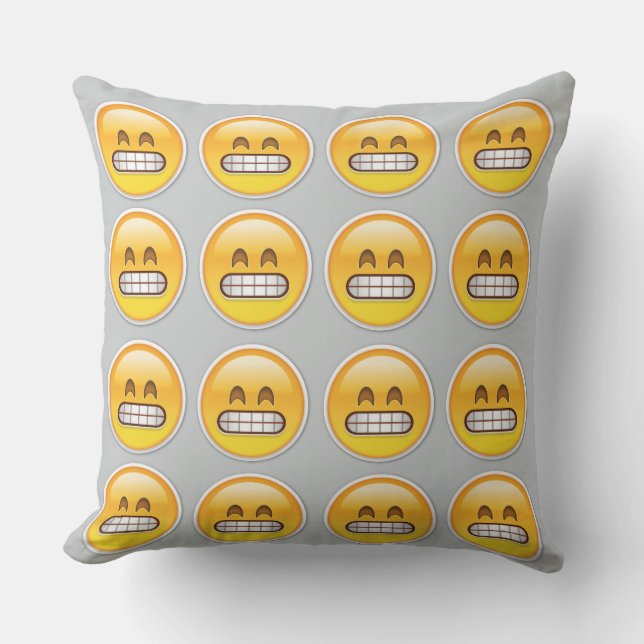Emoji dekorativ kudde (Framsida)