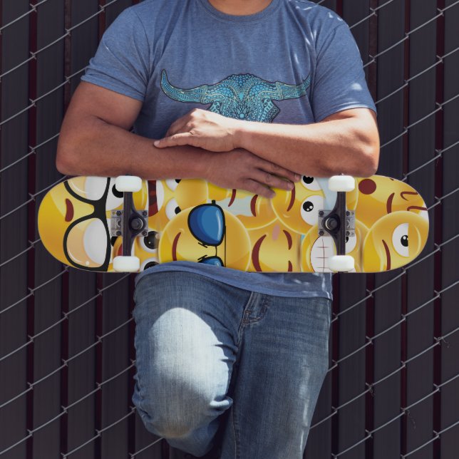 Emoji-design Skateboard (Utomhus 3)