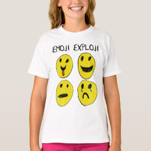 Emoji Exploji skjorta Tee Shirt