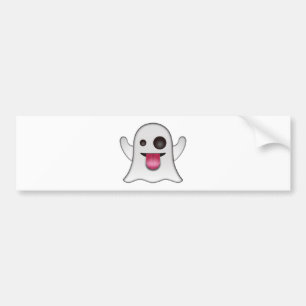 Emoji för läskig spöke kall roligt bildekal