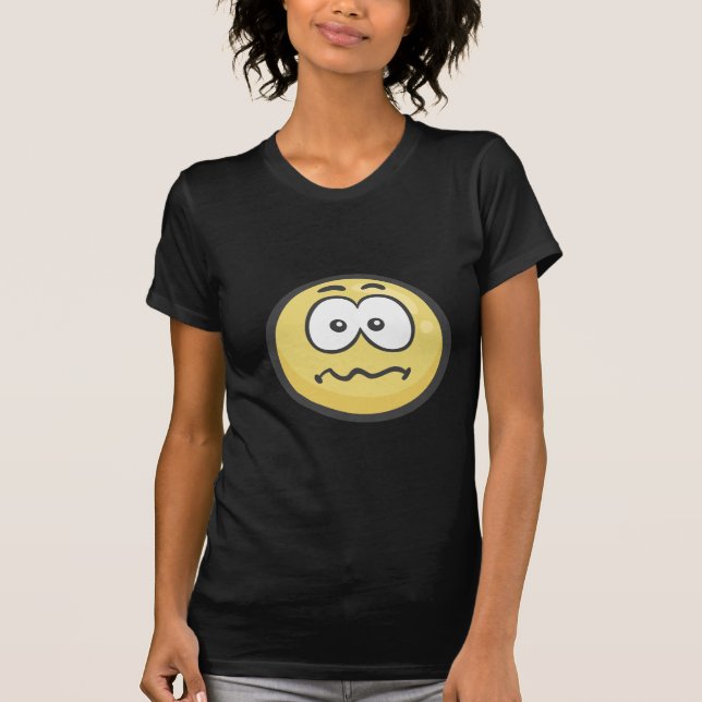 Emoji: Förvirrat ansikte T-shirt (Framsida)