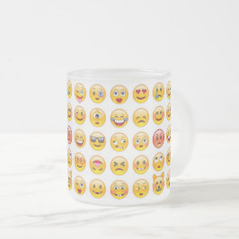 emoji frostad glasmugg