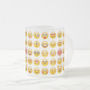 emoji frostad glasmugg