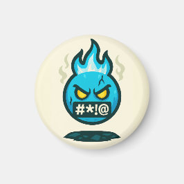 Emoji galenskap magnet