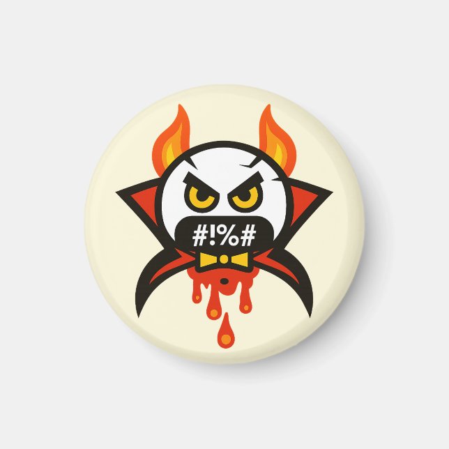 Emoji galenskap magnet (Framsidan)