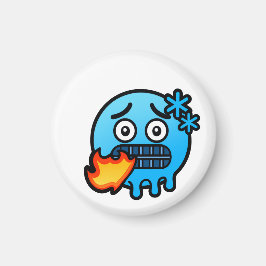 Emoji galenskap magnet