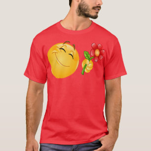 Emoji Ge Flower T Shirt
