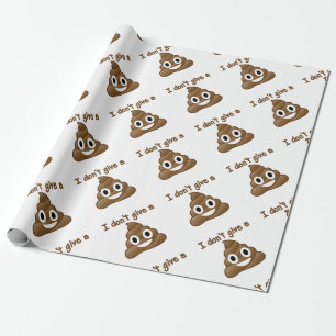 Emoji ger ett bajs presentpapper