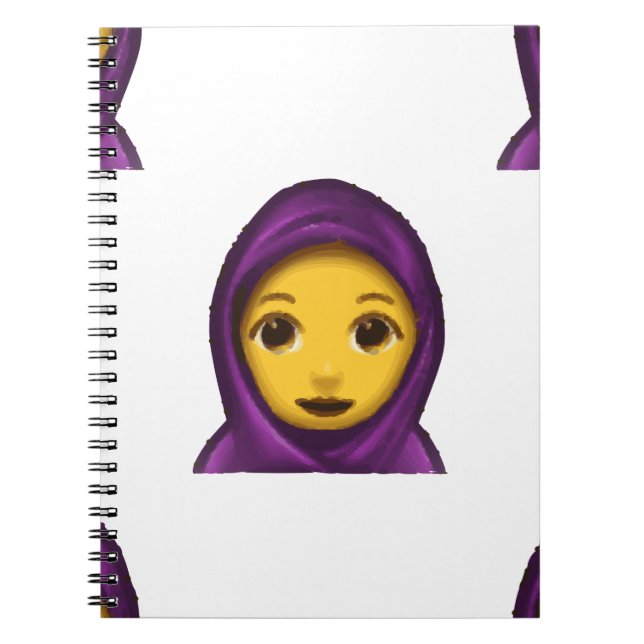 emoji hajib anteckningsbok (Framsidan)