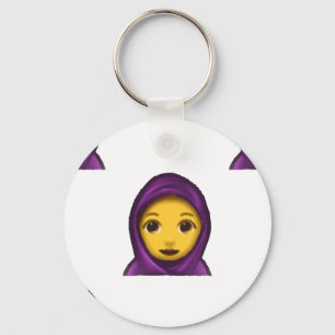 emoji hajib nyckelring