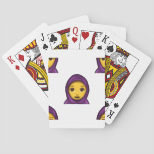 emoji hajib spelkort