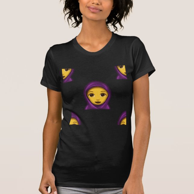 emoji hajib t-shirt (Framsida)