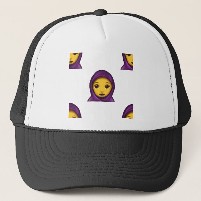 emoji hajib truckerkeps (Framsida)