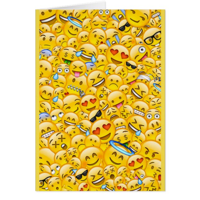 Emoji Hälsningskort (Framsidan)