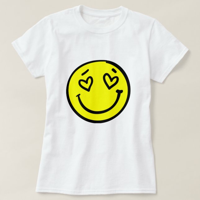 Emoji Happy icon T Shirt (Design framsida)