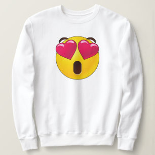 Emoji Heart Ögon Valentines T Shirt