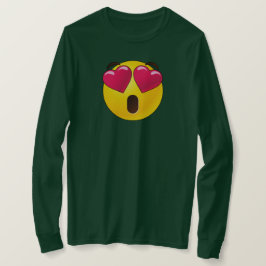 Emoji Heart Ögon Valentines T Shirt