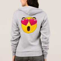 Emoji Heart Ögon Valentiness Hoodie
