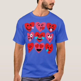 Emoji Hearts T Shirt