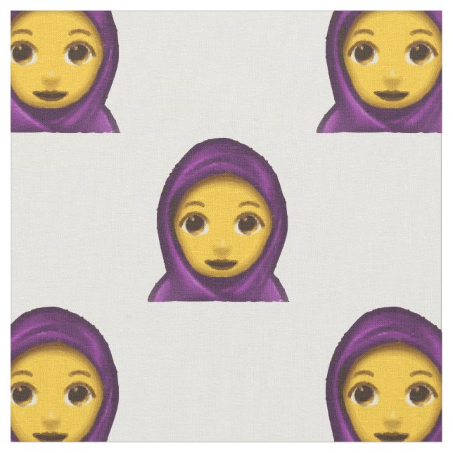 emoji hijab-tyg tyg (Närbild)