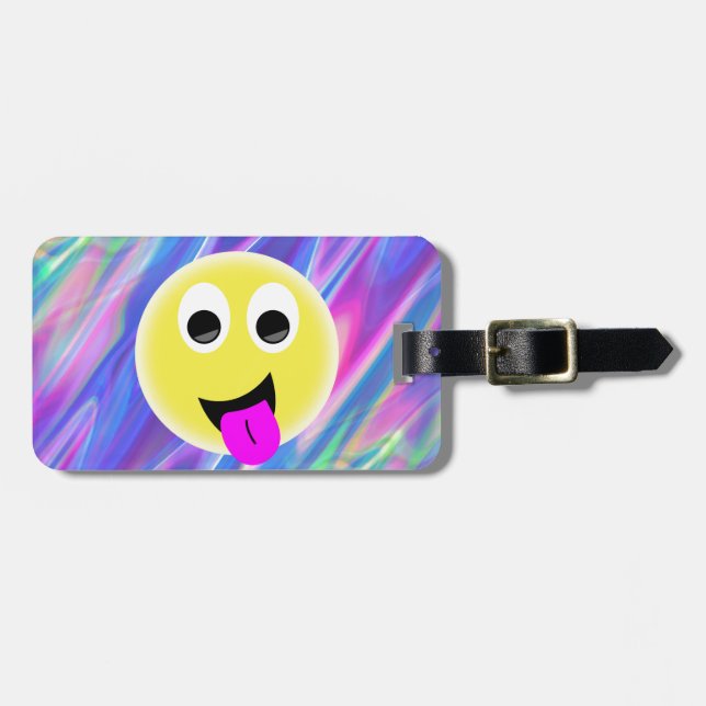 emoji hologram bagagebricka (Horisontell Framsida)