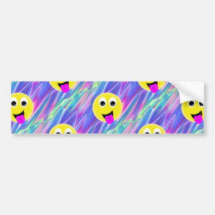 emoji hologram bildekal