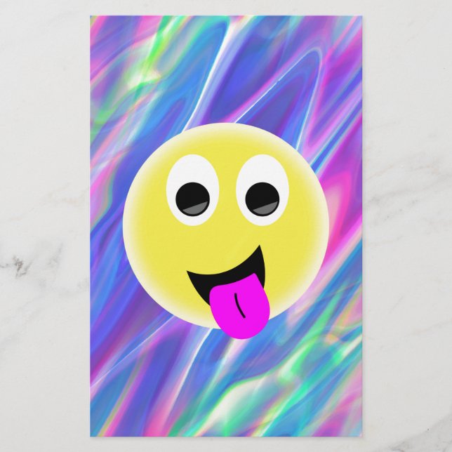 emoji hologram brevpapper (Framsida)