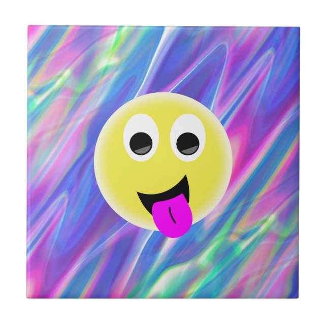 emoji hologram kakelplatta (Framsidan)