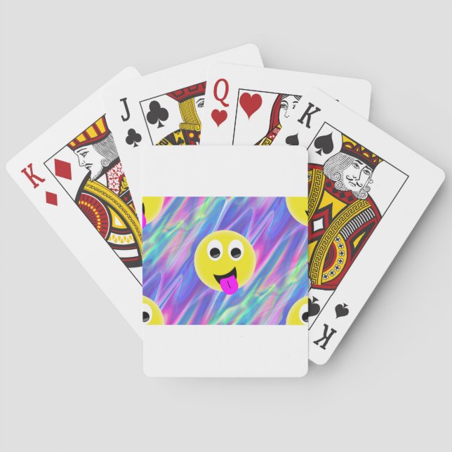 emoji hologram spel kort (Baksidan)