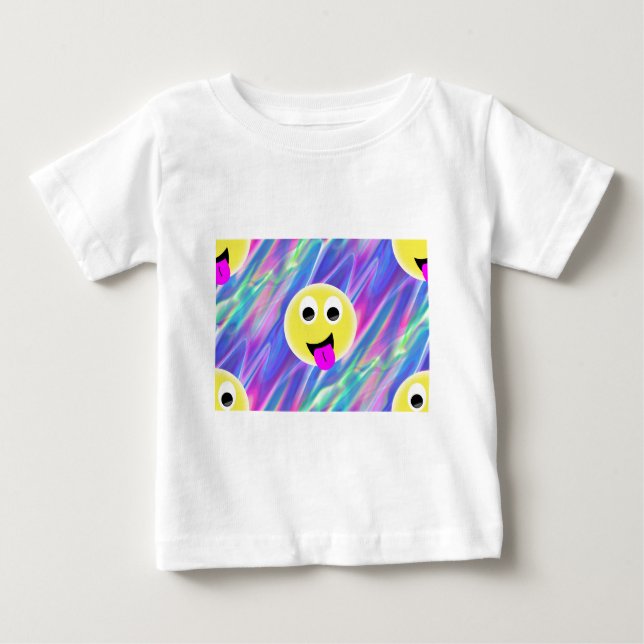 emoji hologram t-shirt (Framsida)