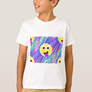 emoji hologram tee shirt