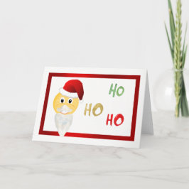 Emoji julanteckningskort helgkort