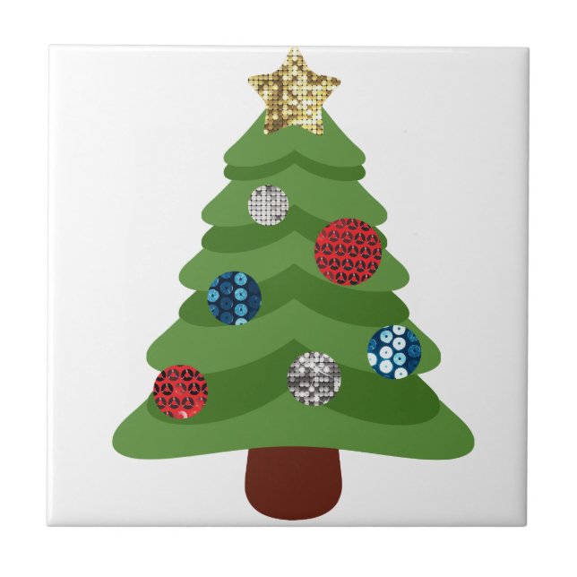 emoji julgran kakelplatta (Framsidan)