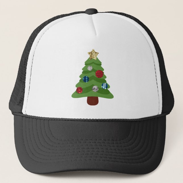 emoji julgran truckerkeps (Framsida)