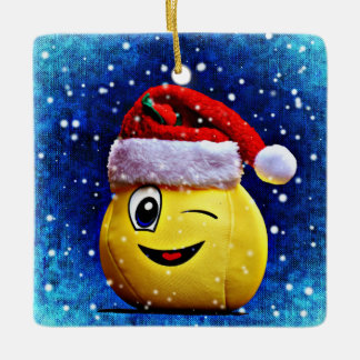 Emoji julprydnad julgransprydnad keramik