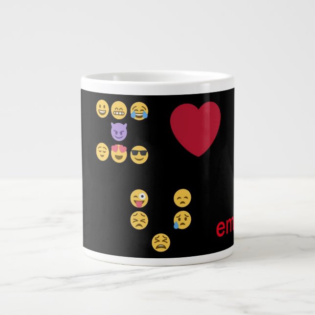 Emoji Jumbo Mugg (Framsidan)
