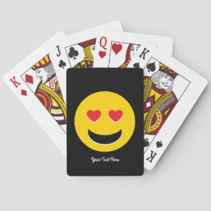 Emoji kärlek kortlek