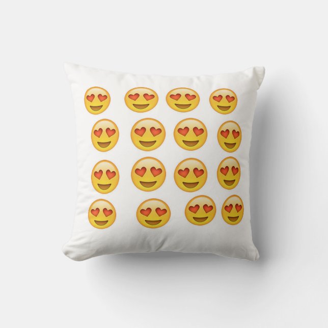 Emoji kärlek kudder kudde (Framsida)