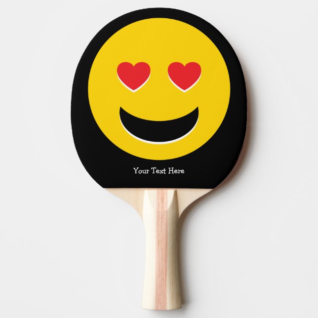 Emoji kärlek pingisracket (Framsidan)