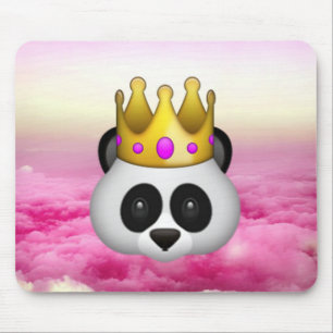 Emoji krönade pandaen musmatta