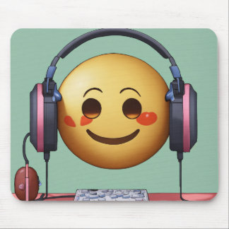 Emoji Lofi Aesthetic Mousepad - Cute & Chill Desk Musmatta