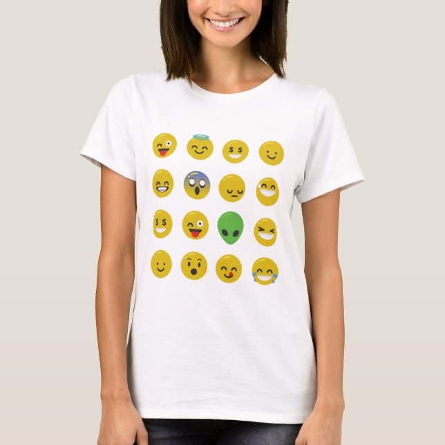 Emoji lycklig ansikte tröja (Framsida)
