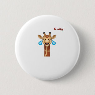 emoji lycklig gråtande giraffe ansikte knapp