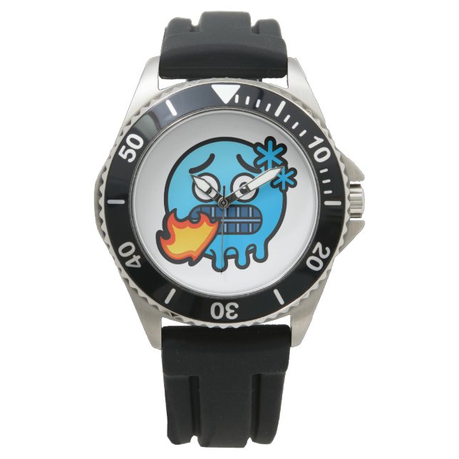 Emoji Madness Armbandsur (Framsida)