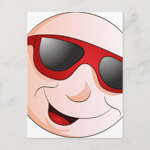 Emoji Man Ansikte ansiktsuttryck Vykort