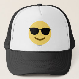 Emoji mit Sonnenbrille cool Keps