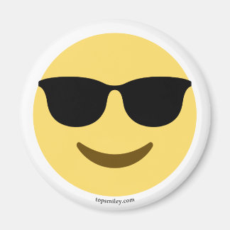 Emoji mit Sonnenbrille cool Magnet