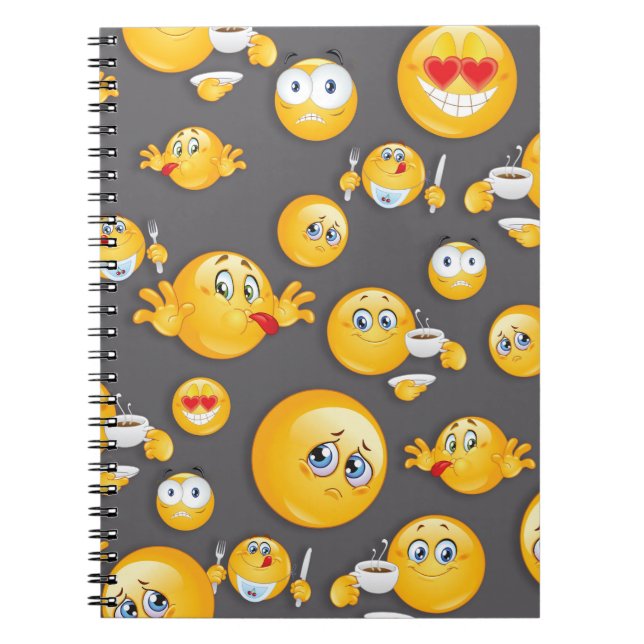 Emoji-mönster 2 anteckningsbok (Framsidan)