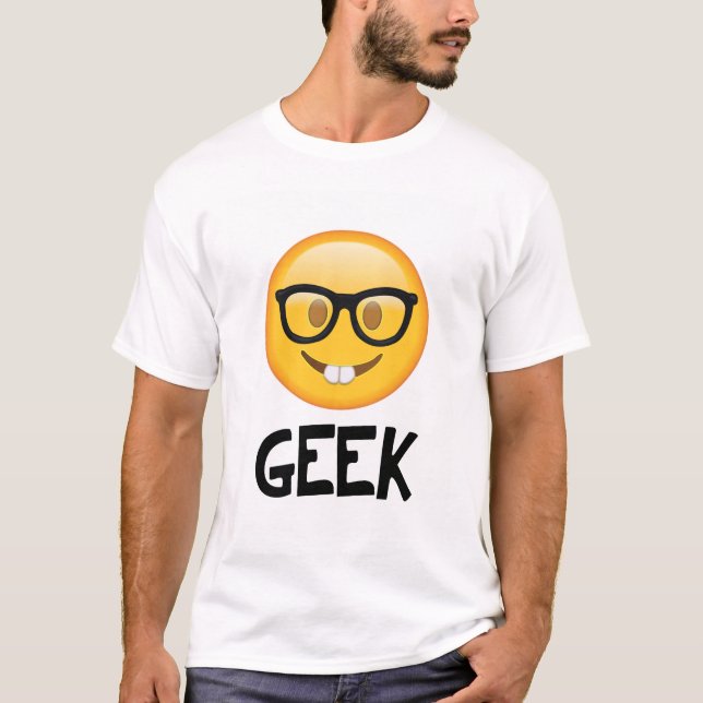 Emoji NerdGeek T Shirt (Framsida)