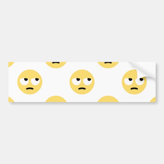 emoji öga roll bildekal (Framsidan)
